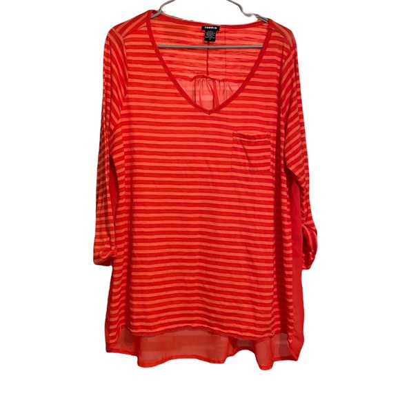 Torrid Women's Size 1X Plus 3/4 Sleeve Top - Picture 5 of 6